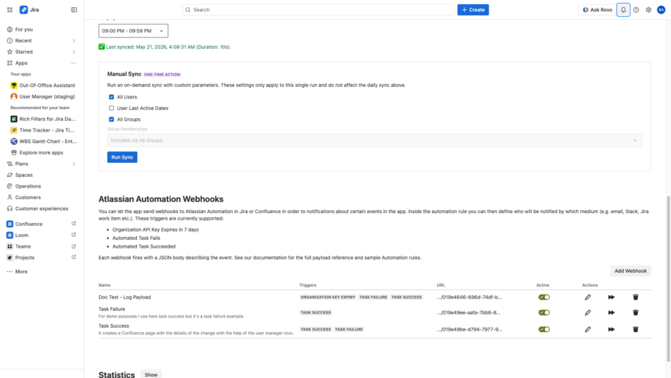 Webhook Payload Reference - User Management and License Optimizer for ...
