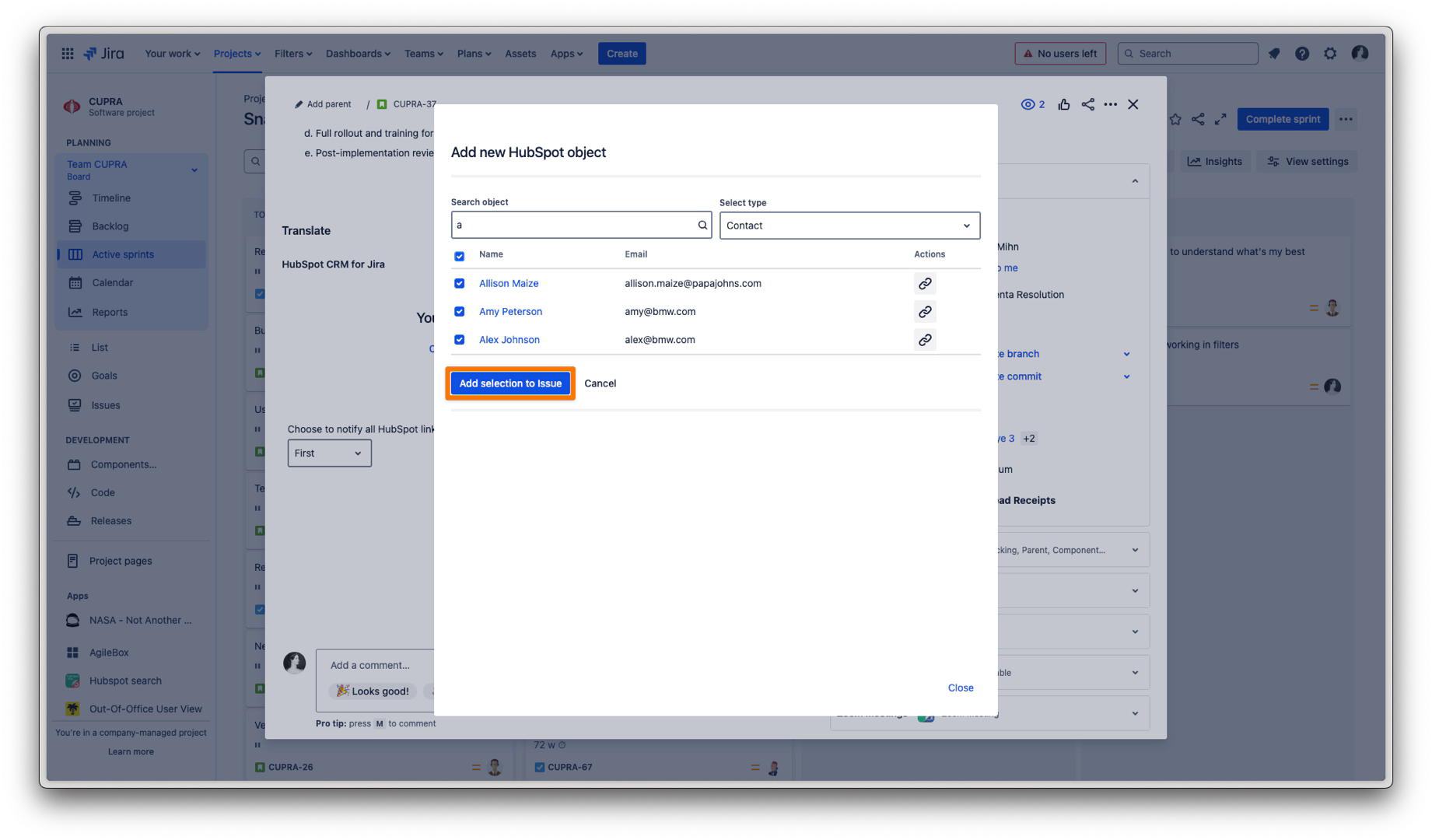 Embed HubSpot for Jira Annotated.webp