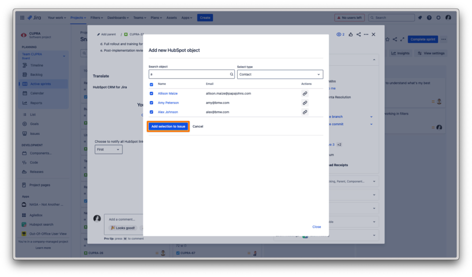 Embed HubSpot for Jira Annotated.webp