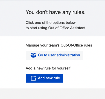 Out of Office Home Page