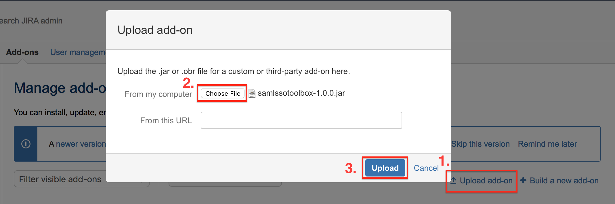 upload add-on choose file 