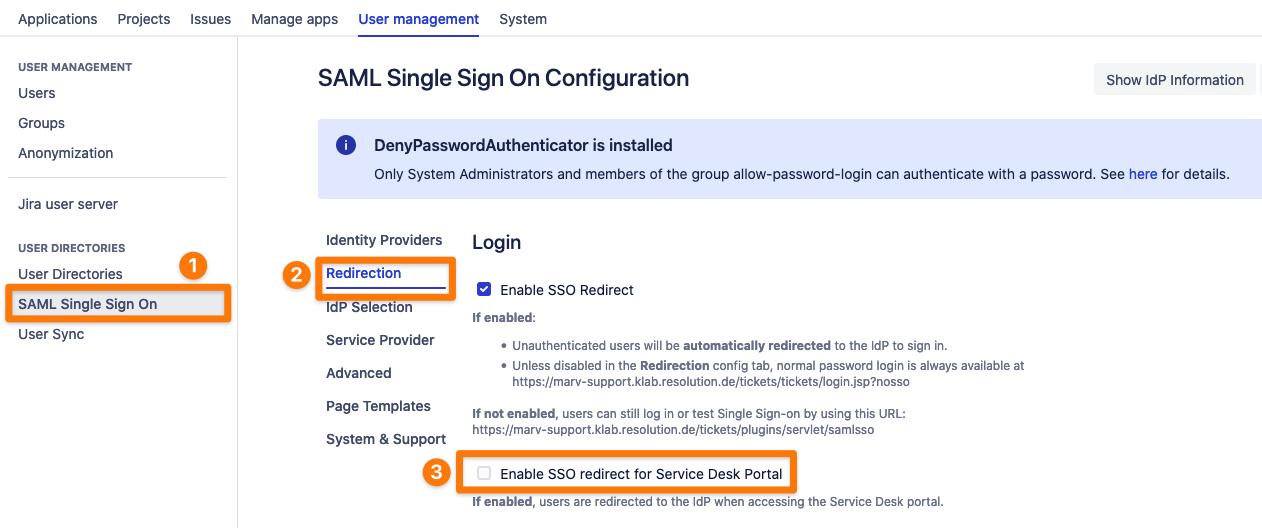 uncheck_sso_redirection_JSM_portal