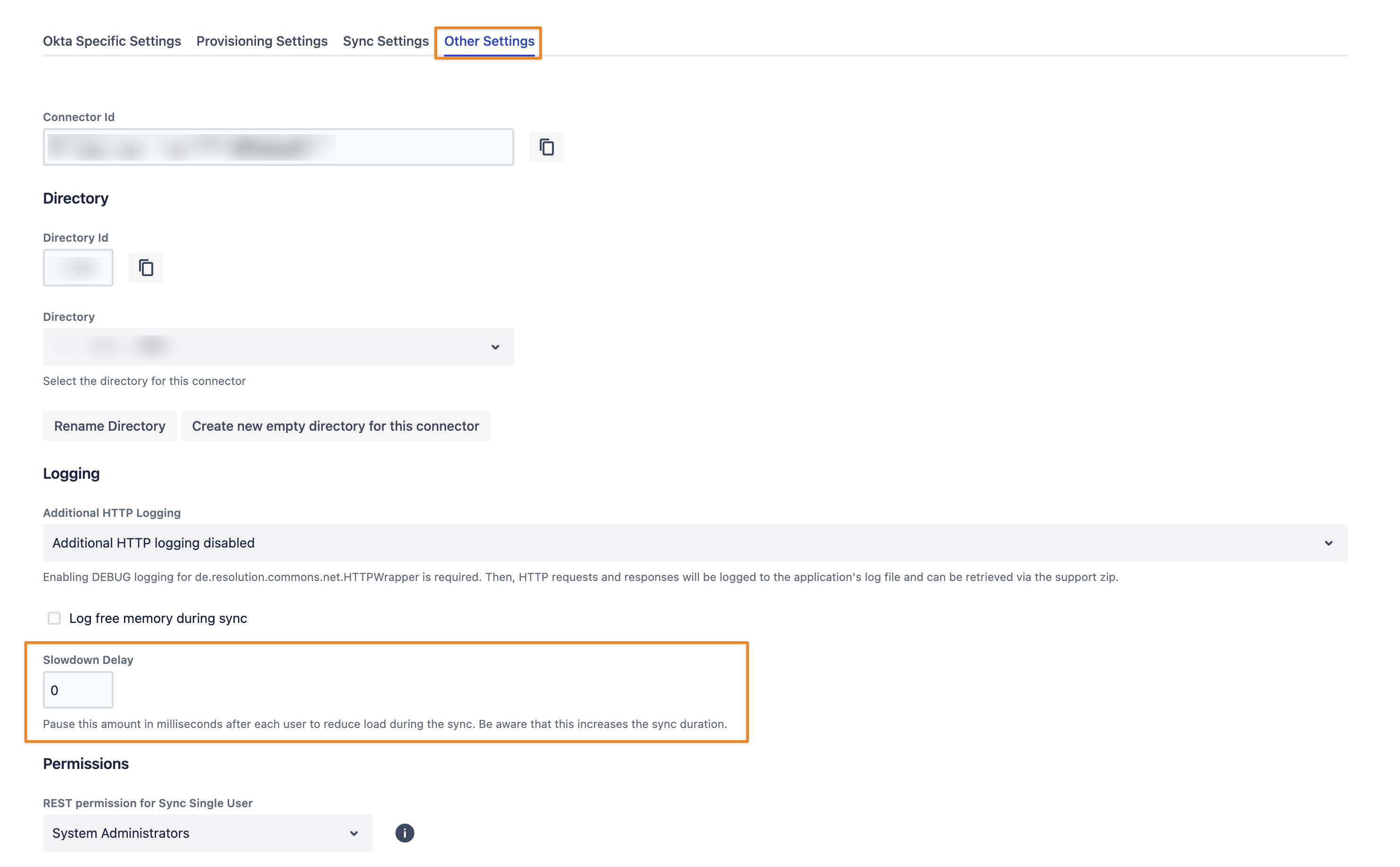 slowdown_delay_configuration